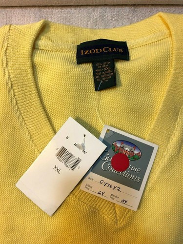 XXL Herren Izod Club 2000 US Open Pebble Beach Golf Pullover Weste Tiger Woods - Bild 3 von 3
