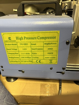 #ad 110V Air Compressor Pump PCP Electric 4500PSI High Pressure $50.00