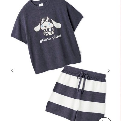 Gelato Pique x Sanrio Cinnamonroll Damen Smooth Loungewear Set
