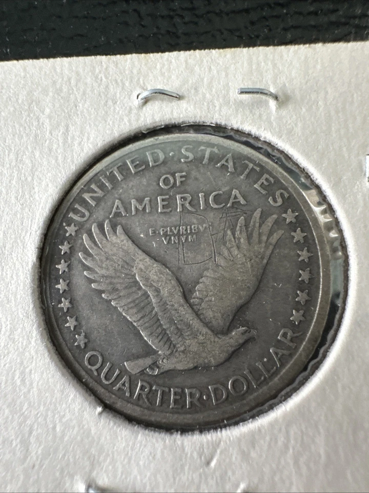 1917-S 25C Type 1 Standing Liberty Quarter - Image 2 of 2