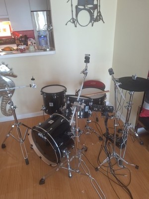 atv electronic drums black played 3 times