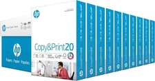 Printer Paper,8.5 x 11 Paper,Copy &Print 20lb,10 Ream Case-5,000 Sheets,92 Bri..