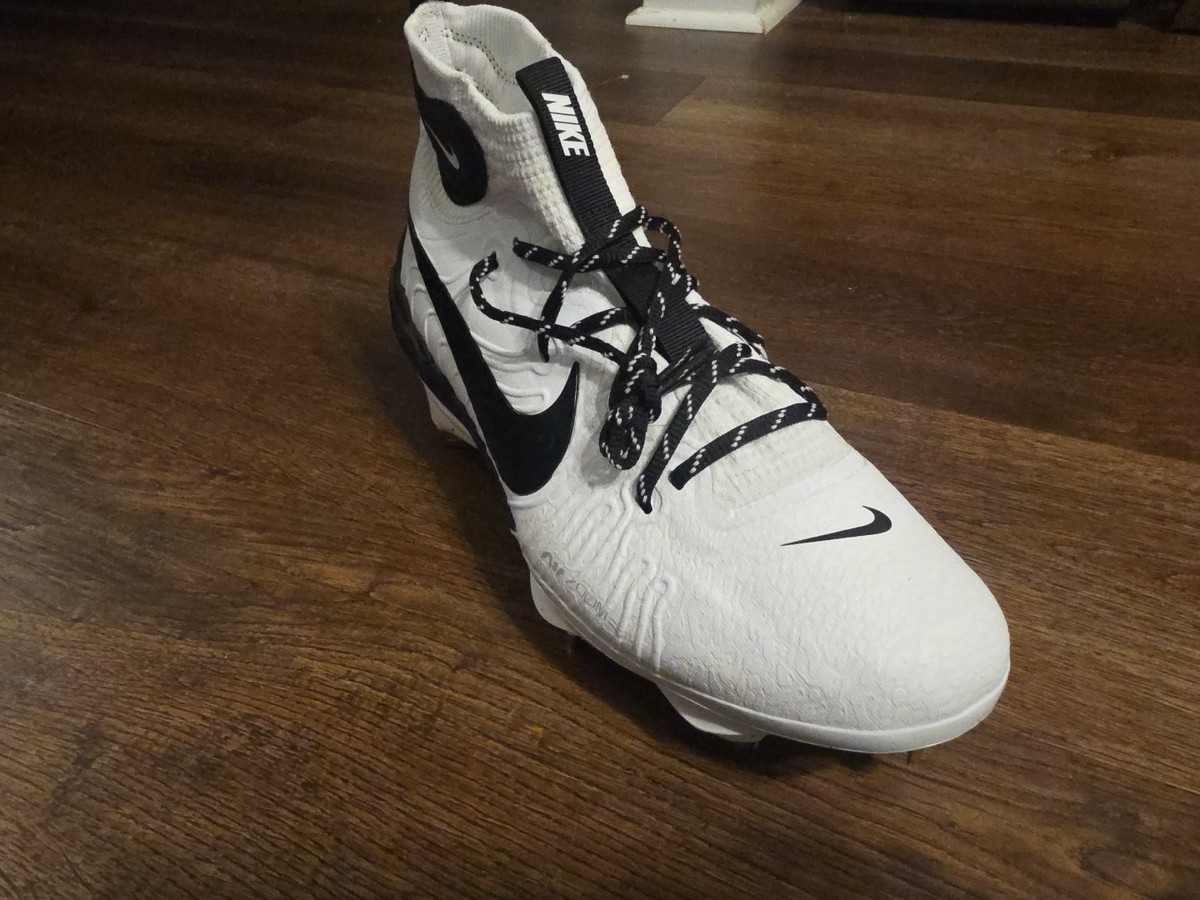 Nike Alpha Huarache NXT Mens Baseball Cleats White Black 