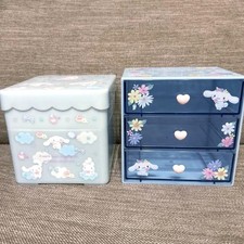 Cinnamoroll Sanrio Plastic Chest Storage Box Set LE 2020 Rare MIB