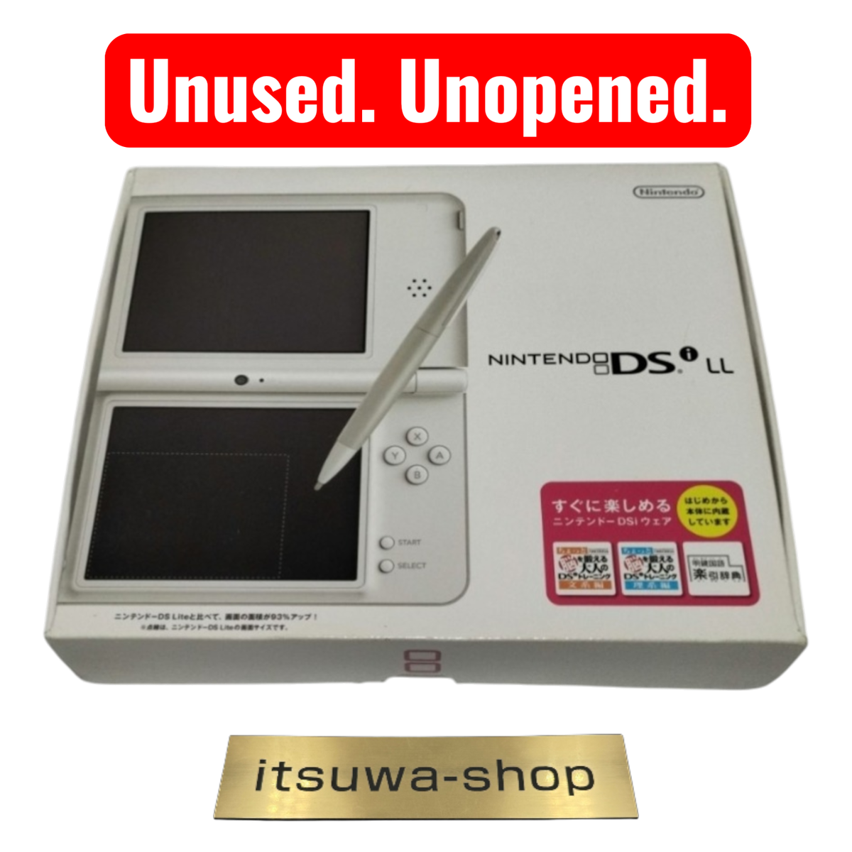 Nintendo DSi LL XL Natural White Console Japanese Edition Nintendo DSi LL XL Natural White Console Japanese Edition