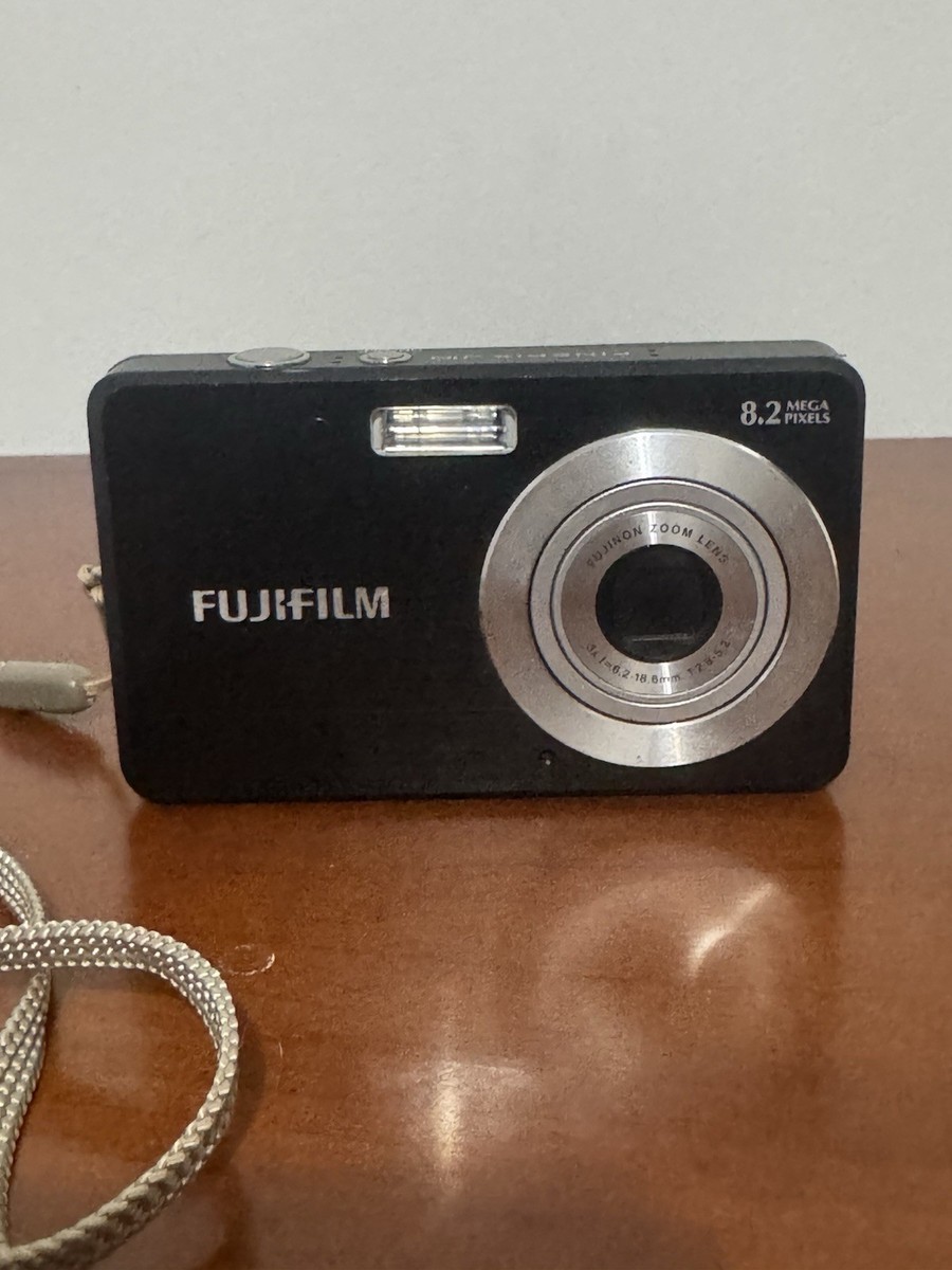 Fujifilm FinePix J10 8.2 MP Compact Digital Camera Black 3x