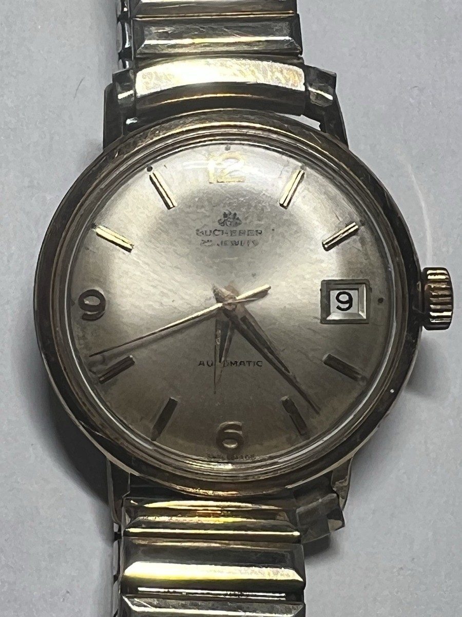 Bucherer Men's Gold Plated Automatic 25 Jewels Wristwatch | eBay