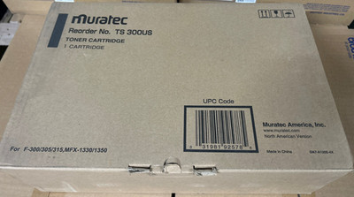 Genuine Muratec TS300 ( TS300M / TS300US ) Black Toner for F300/F305/MFX-1330