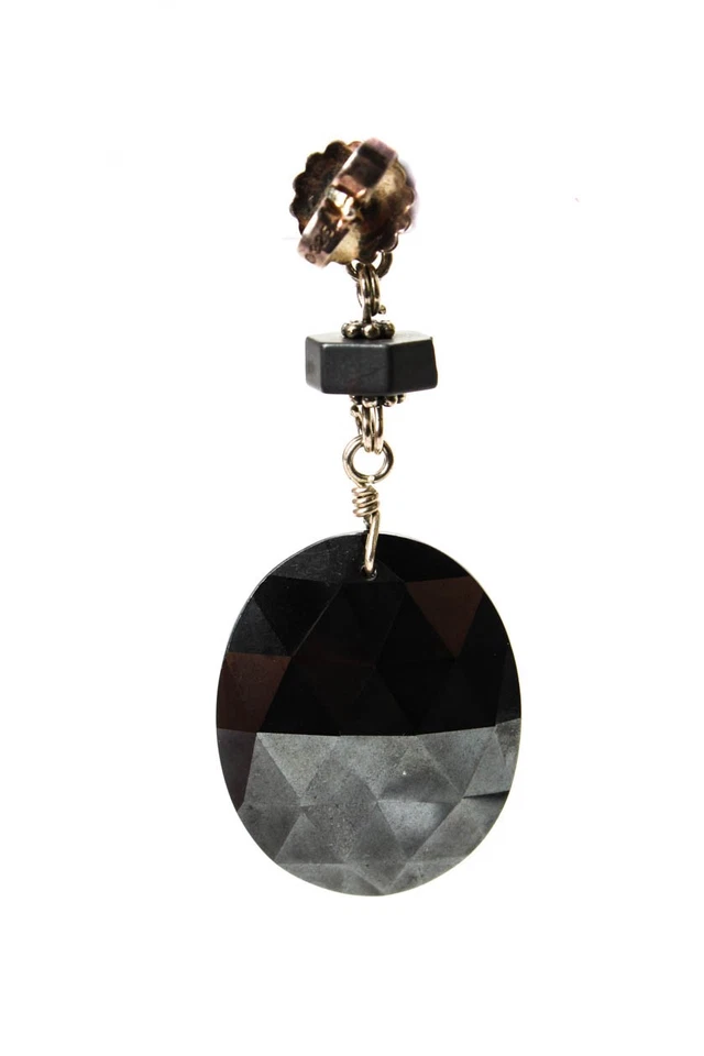 Pendientes colgantes de hematita de plata de ley Stephen Dweck para mujer 32,2 g Foto 3 de 4