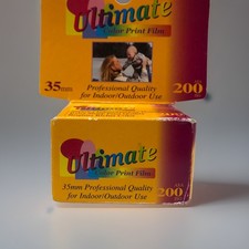 NOS Vtg 35mm Ultimate Color Print Film 24 Exposures Iso 200 Expired