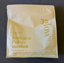 Glow25 Kollagen Pulver 450 g mit Vitamin C, geschmacksneutral