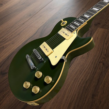 Electric Guitar Mahogany Body Vintage Green Color Matte Finish ABR-1 Bridge