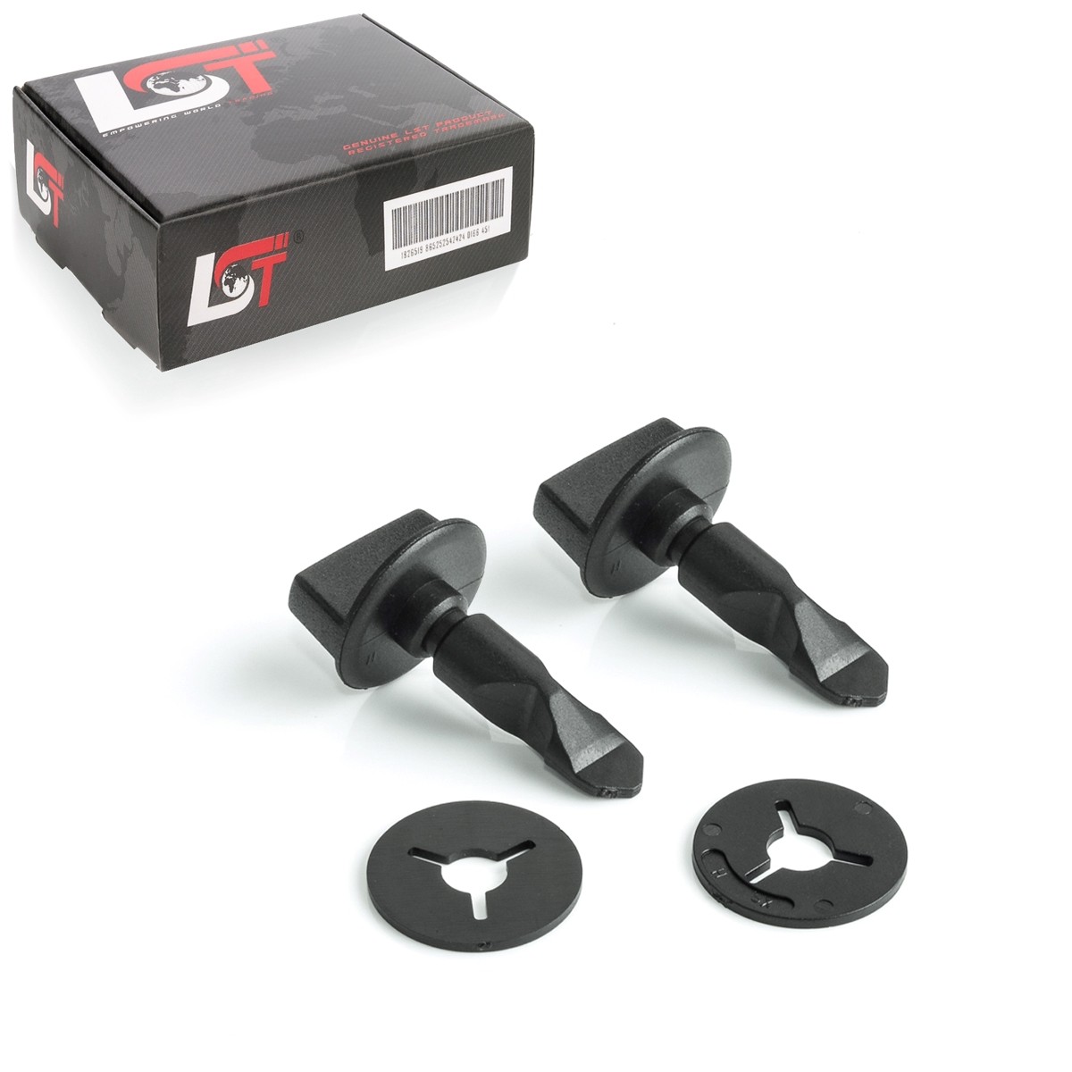 Set 4 pieces Fastening Clips rear Trailer Hitch Cover for Audi A1 A3