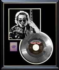 GRATEFUL DEAD TOUCH OF GREY PLATINUM RECORD W- PRINTED AUTOGRAPH JERRY GARCIA