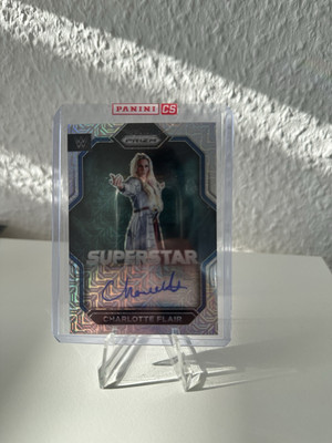 Charlotte Flair Auto /25 - Panini Prizm WWE 2023 - Superstar Auto Mojo 