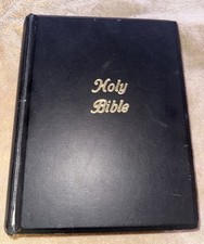 Late 19th Century, Large, “Walters” Family Bible Rebound. Fair. Family Info/tree