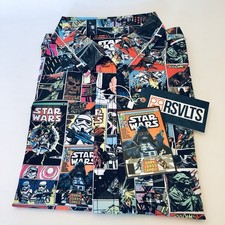 Men's Short Sleeve Shirt RSVLTS Kunuflex Star Wars Comic to the Dark Side Disney