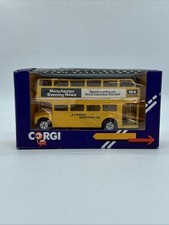 Corgi Routemaster Double Decker Bus Manchester Evening News closed top Rare BN
