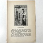 Antique 1897 Squire Peter Farmer Boy Cat Erik Werenskiold Engraving 1800’s Art