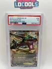 2012 POKEMON BLACK & WHITE DRAGONS EXALTED RAYQUAZA EX 85 PSA 1
