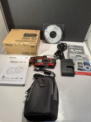 PENTAX Pentax Optio WG-10 14.0MP Digital Camera - Red with