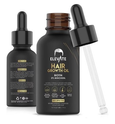 Hair Growth Treatment 5% Minoxidil Serum Oil | Dropper Bottle | 1 Fl oz