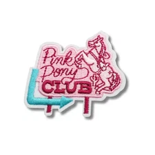 Pink Pony Club Patch Chappell Roan Music Concert Patch, Iron On/Sew On