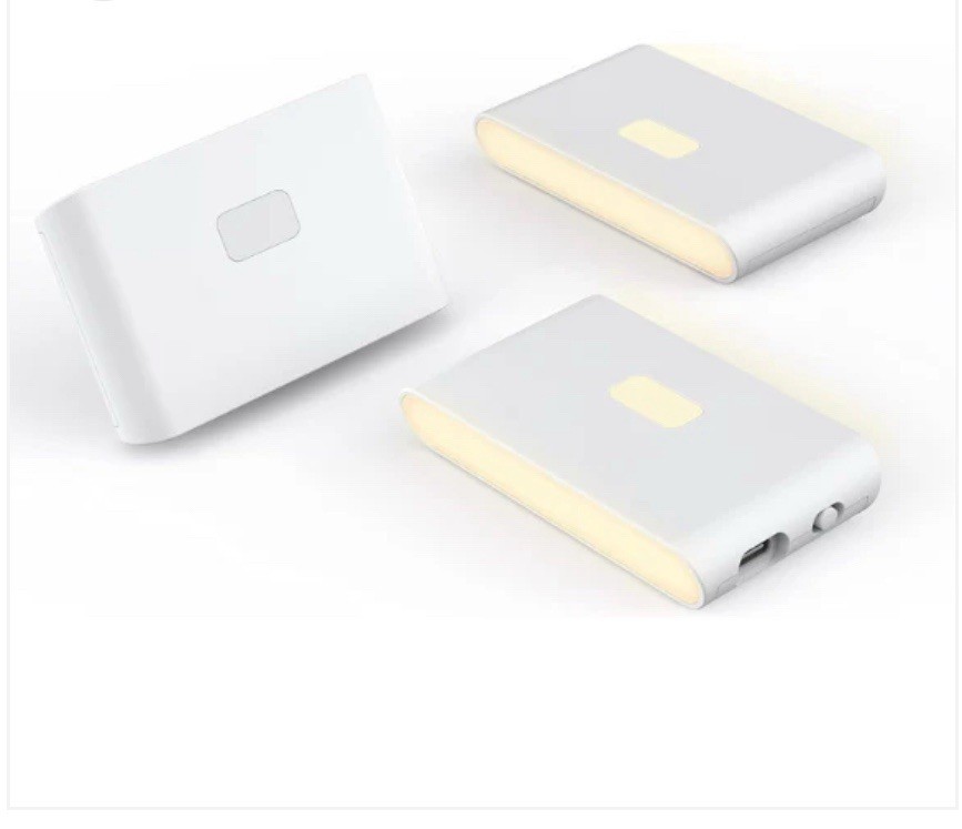 Rechargeable Night Lights 3 PACK  With Dusk To Dawn & Motion Sensors Warm