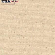 Natural Cotton Canvas Fabric 10 oz Durable Drop Cloth Upholstery DIY Projects US