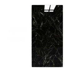 Sightday 10Pcs Marble Tile Stickers,60 x 30cm Self Adhesive 60*30CM, Black