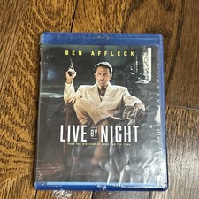 Live by Night Blu-ray Ben Affleck Elle Fanning Brand New Sealed