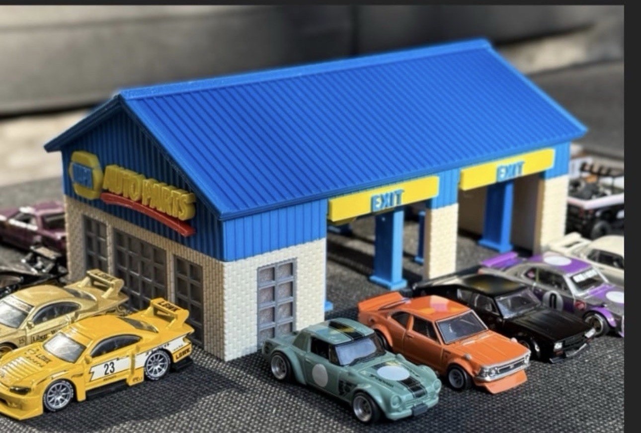 1:64 Napa Auto Parts Diorama model kit