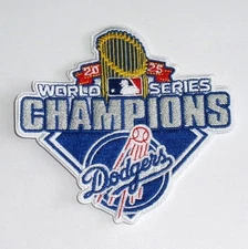 LOT OF (1) 2025  LOS ANGELES DODGERS W S CHAMPIONS EMBROIDERED PATCH # 59