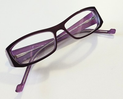 NEW RARE Glasses Grotesque Frame Germany - Quinto 124 -  Purple