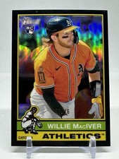 2025 Topps Chrome Heritage WILLIE MACIVER /76 Black Refractor SSP