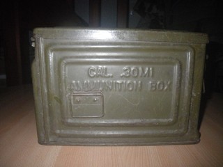 Caisse à munitions US cal 30 M1 WW2