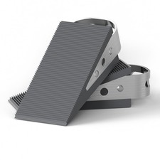 Rubber Door Stop, 2 Pack Premium Heavy Duty Non Slip Door Stopper Wedge, Non-Scr