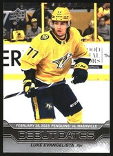 2023-24 Upper Deck Debut Dates #DD3 Luke Evangelista - HKY