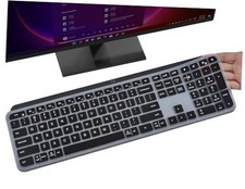 Keyboard Cover Skin for Logitech MX Logitech MX Keys S/ MX Keys/ Craft Black