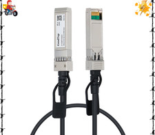 10G SFP Twinax Cable, Direct Attach Copper DAC Passive 0.5m, Black