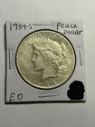 1934-S Peace Silver Dollar VF/XF Details Key Date
