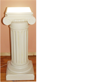 SäUle Beleuchtet Dekoration SäUlen Skulpturen Lampe Leuchte Figuren Lampen 100Cm
