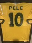 Brazil Pele Authentic Signed Soccer Custom Jersey Autographed PSA DNA ITP COA