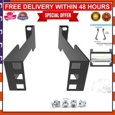 4-Inch Deep Rack Mount Adapter Kit for 1U Server Racks - Sturdy Steel Design