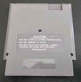 Jaws 1987 NES Nintendo Game Cart Authentic Tested & Working