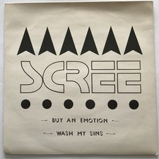SCREE - Buy An Emotion / Wash My Sins .. 1987 Uk 45rpm
