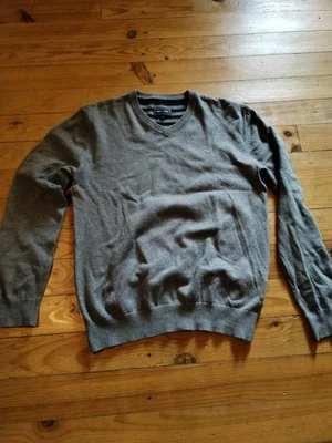 Pull Col V Eden Park Homme Taille M Gris - Photo 1/3