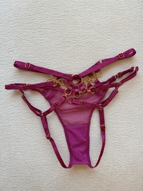 Bordelle Kleio Open Back Brief Magenta S