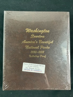 Dansco Coin Album For National US Parks ATB Quarters w/ Proofs 2016-2021 New