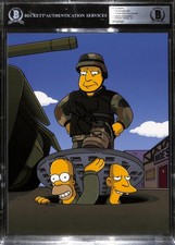 Kiefer Sutherland Signed Simpsons 8x10 Photo BECKETT Auto 10